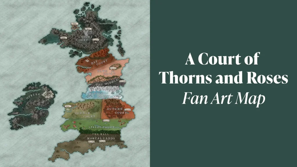 ACOTAR Map: A Fan Interpretation of Prythian