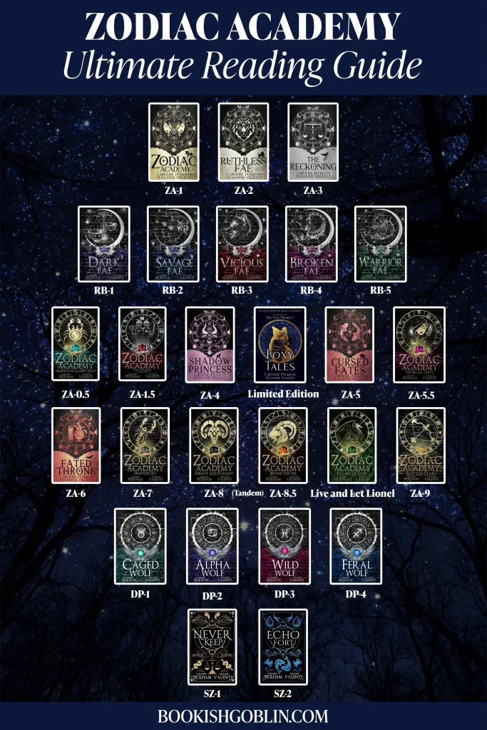 Zodiac Academy Ultimate Reading Guide