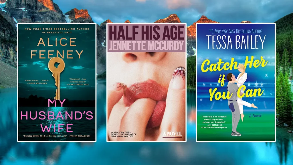January 20 new books: My Husband's Wife by Alice Feeney, Half His Age by Jenette McCurdy and Catch Her if You Can by Tessa Bailey